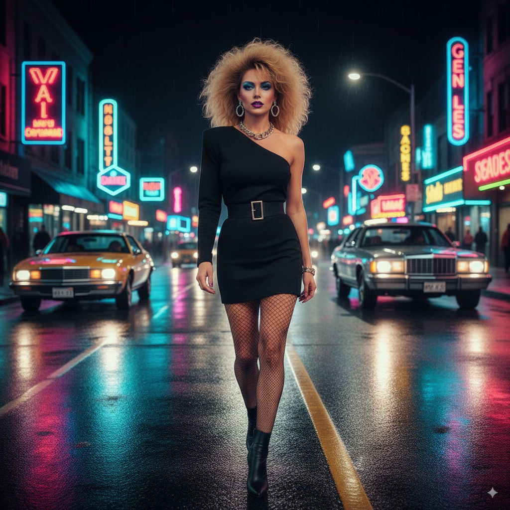 1980s Retro AI Art Style